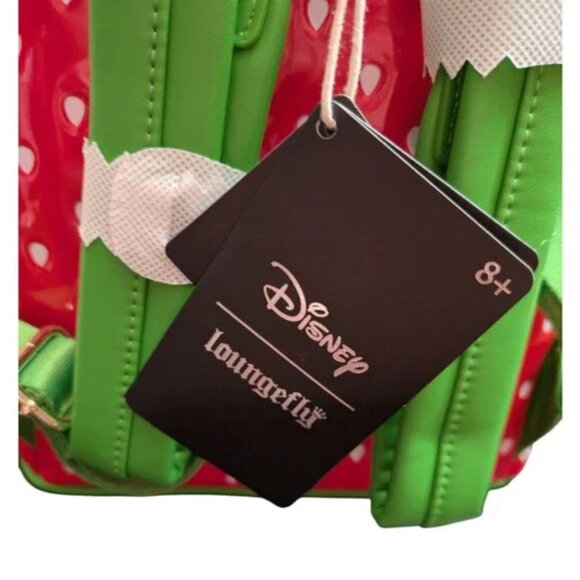 Loungefly Disney Chocolate scented Strawberry Ears Mini Backpack NWT - Picture 4 of 8